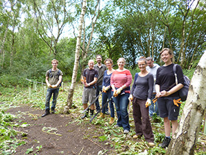 Staff on an employee action day