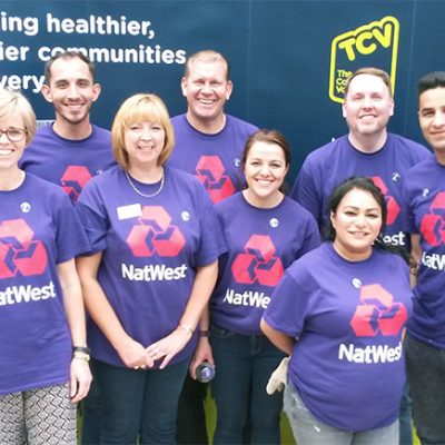 NatWest staff volunteering with TCV