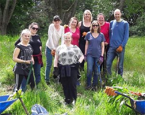 A group of volunteers from NatWest