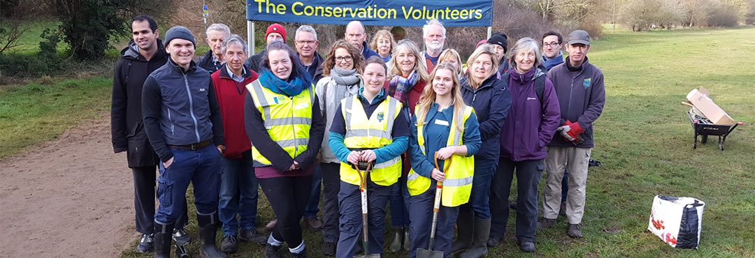 TCV's woodland improvement team in Reading