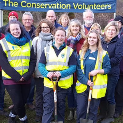 TCV's woodland improvement team in Reading