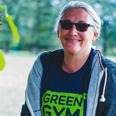 Woman attending a Green Gym with TCV