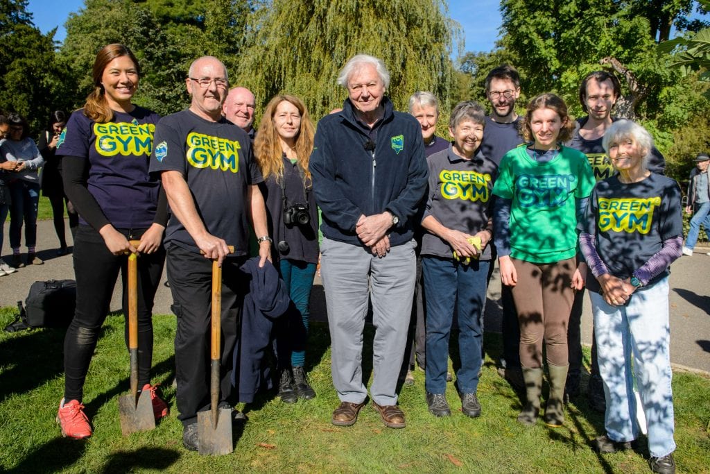 Sir David Attenborough’s 90th birthday celebration with TCV, October 2016, Waterlow Park, London