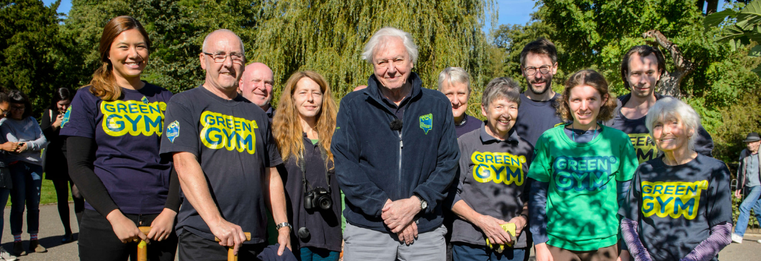 Sir David Attenborough’s 90th birthday celebration with TCV, October 2016, Waterlow Park, London