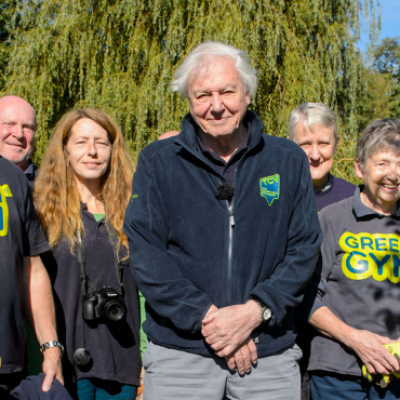 Sir David Attenborough’s 90th birthday celebration with TCV, October 2016, Waterlow Park, London