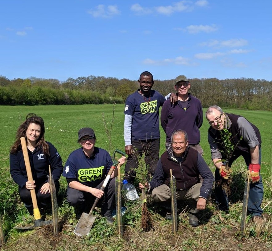 TCV Green Gym volunteers