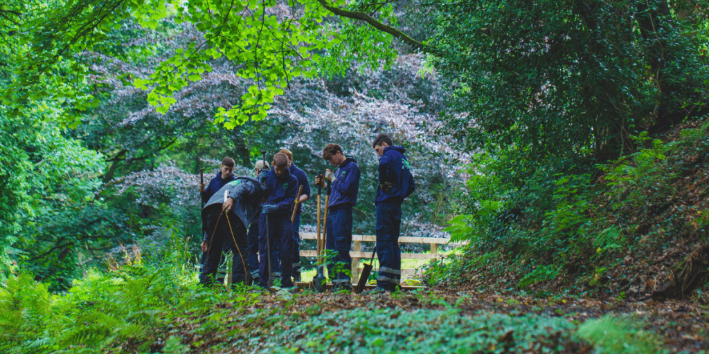 he Conservation Volunteers, Bo'ness, Scotland