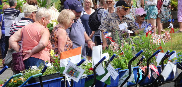 TCV wheelbarrows at BBC Gardeners’ World Live