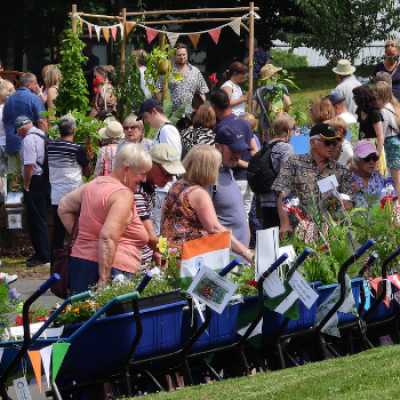 TCV wheelbarrows at BBC Gardeners’ World Live