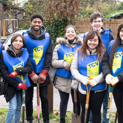 TCV Tree planting volunteers