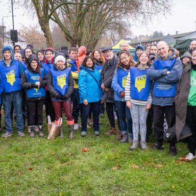 I Dig Trees volunteers ready to plant trees in London