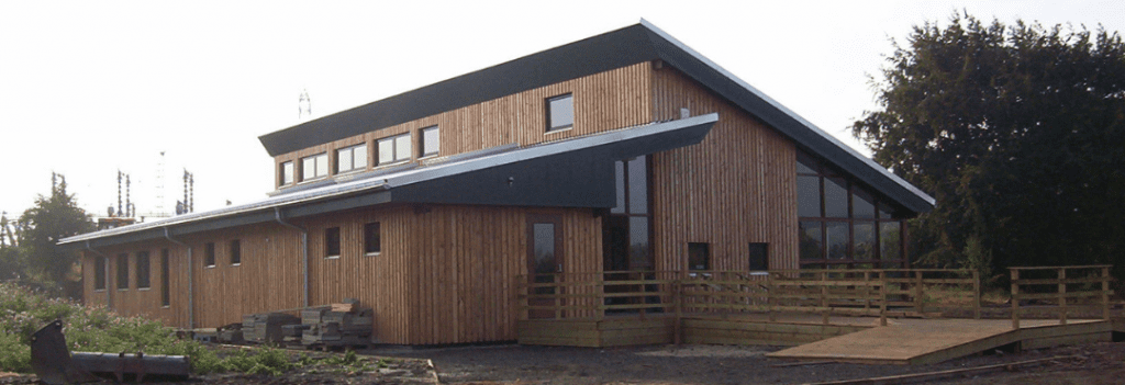 Newly built TCV Skelton Grange Environment Centre in Leeds