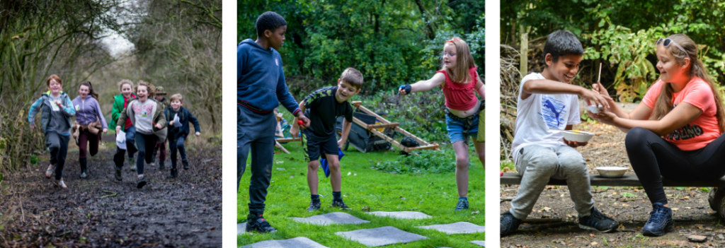 Playing games and learning at TCV Skelton Grange Environment Centre, Leeds
