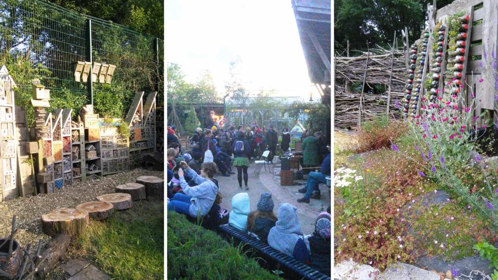 Open Day, pollinator friendly planting and minibeast hotels at Stave Hill Ecological Park, Rotherhithe