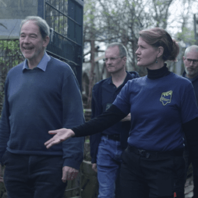 TCV's new CEO, Rebecca Kennelly, TCV Chair Jon Towler, & TCV President Sir Jonathon Porritt