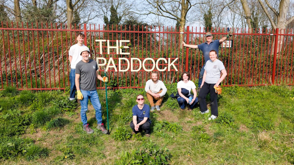 TCV community volunteers at The Paddock