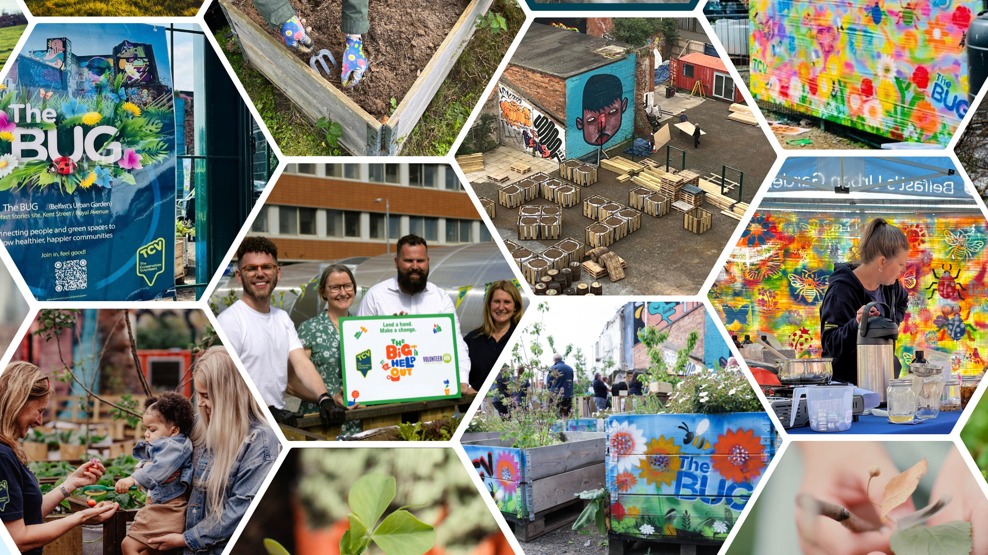 TCV Blog The BUG to Annadale Community Garden collage